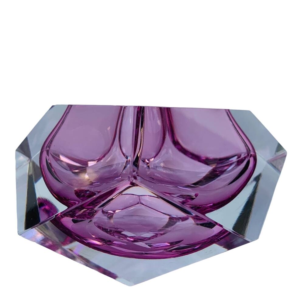 MCM Murano Sommerso Glass Vase